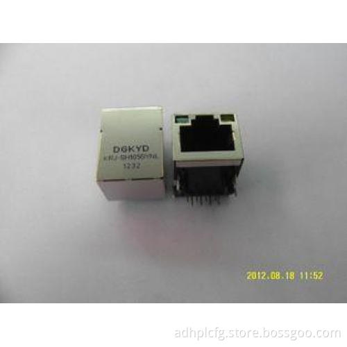 21.4mm Tap Up 10/100base Transformer RJ45 single Port Netwo